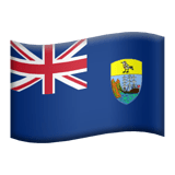 Острова Святой Елены, Вознесения и Тристан-да-Кунья Apple Emoji